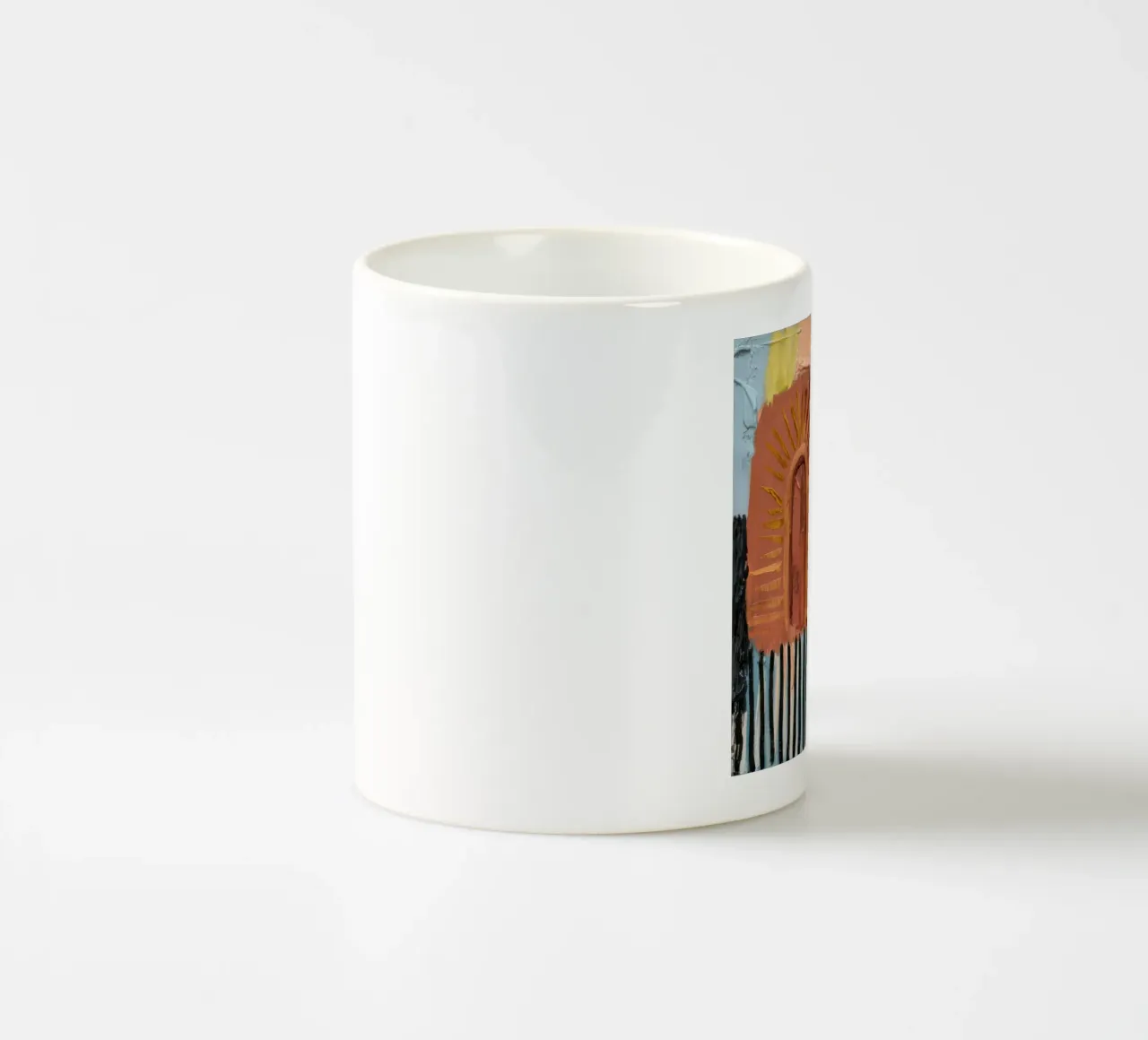 Ruscelli ad arco strutturati tazza in ceramica da Sublime Layers