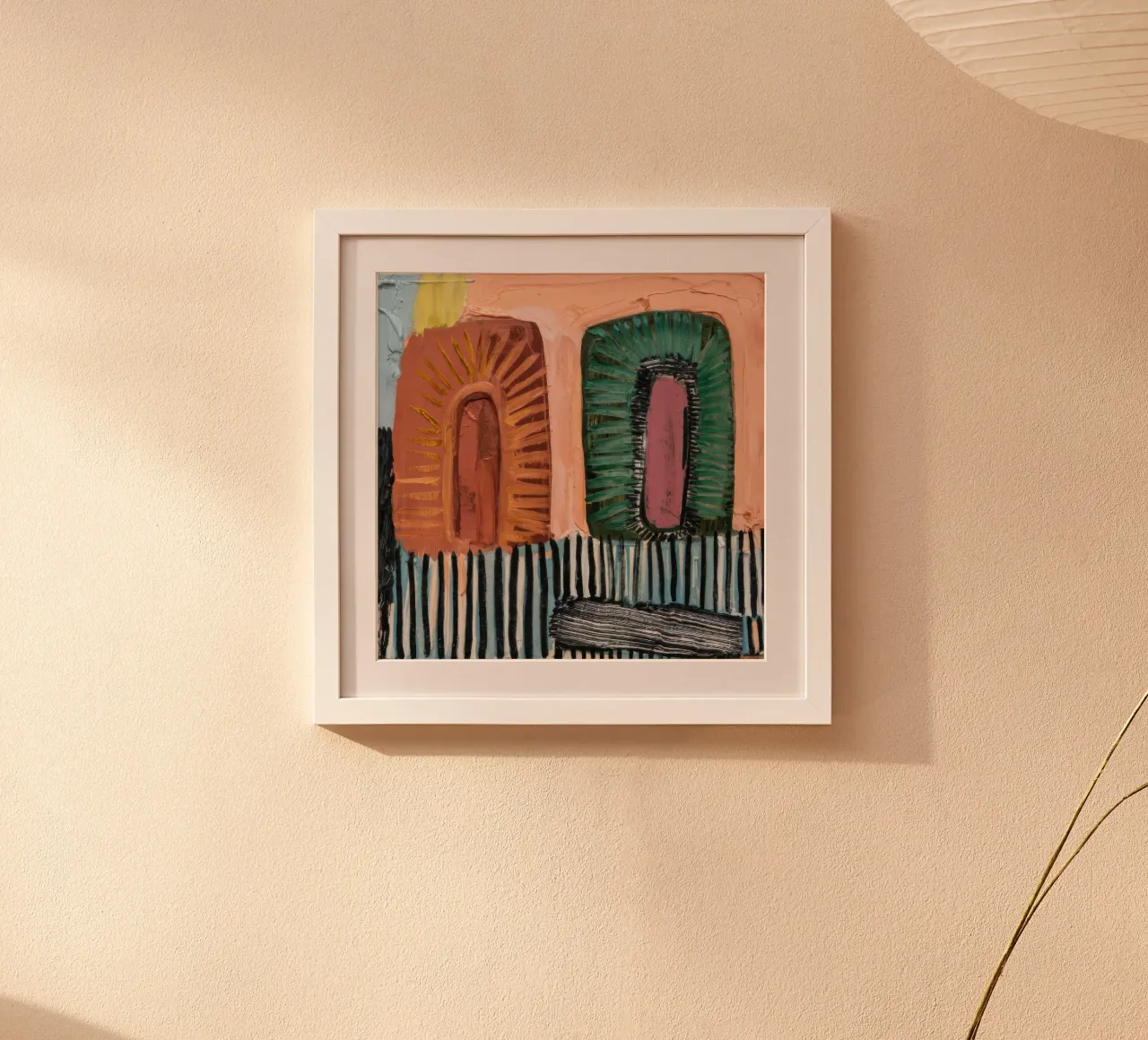 Ruscelli ad arco strutturati poster con telaio in plastica da Sublime Layers