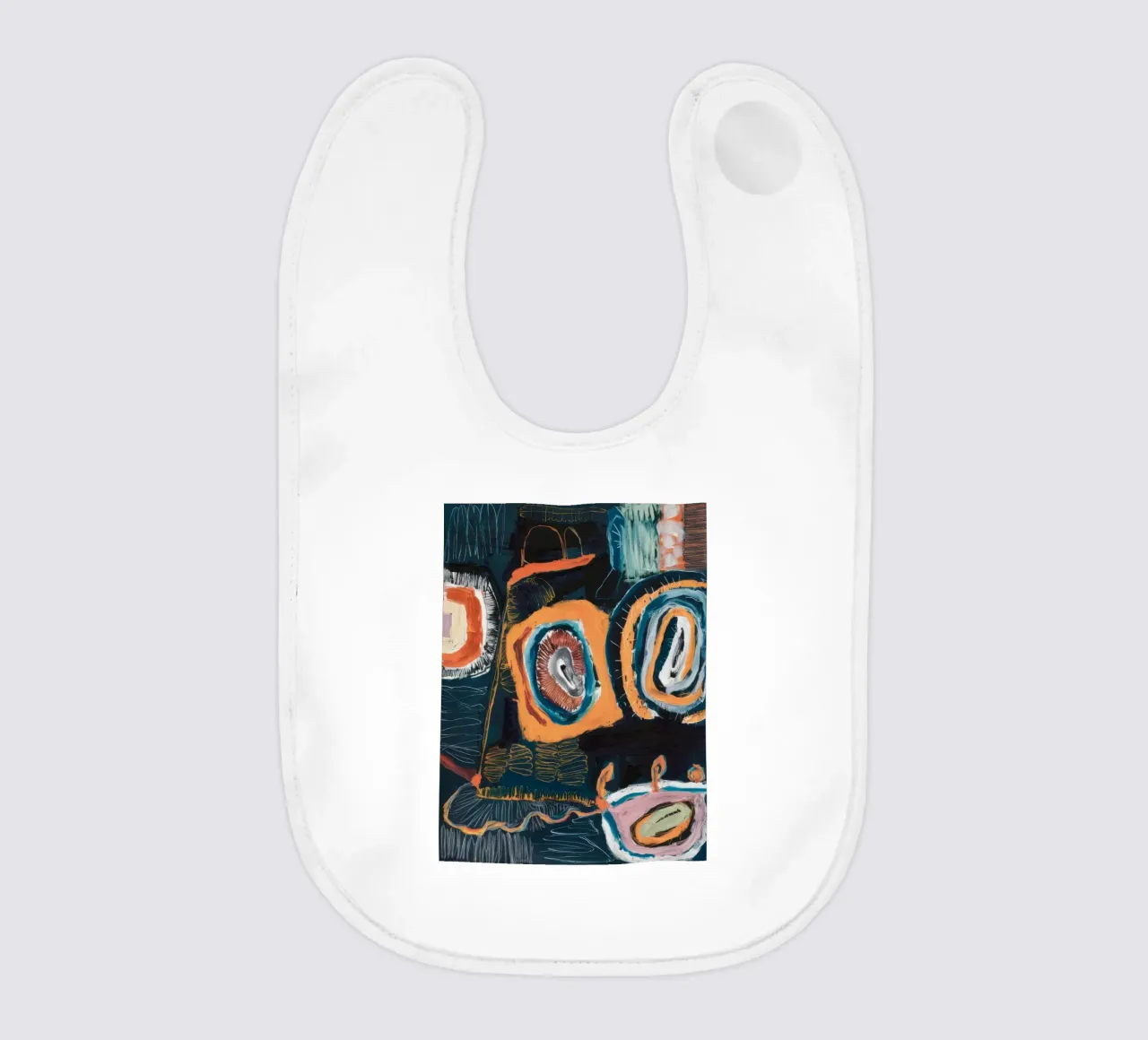 Cosmic Ring Nebula baby bib by Sublime Layers
