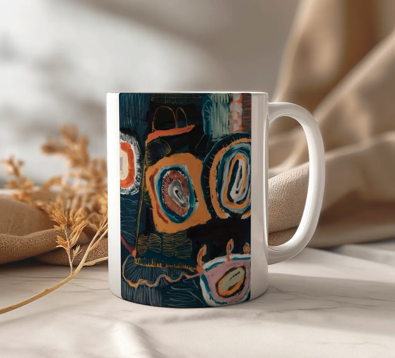 Nebulosa Anello Cosmico tazza in ceramica da Sublime Layers