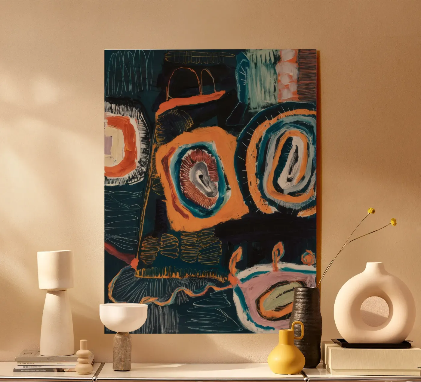 Kosmische Ringnevel acryl van Sublime Layers