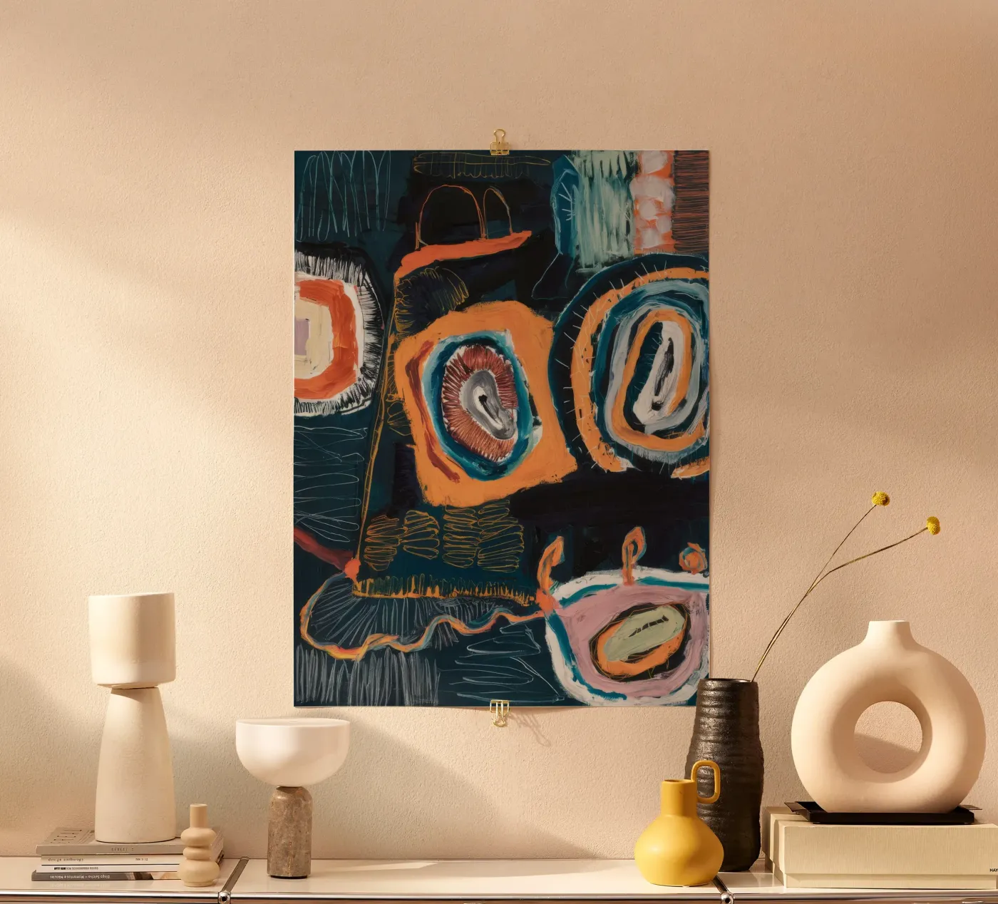 Kosmische Ringnevel poster van Sublime Layers