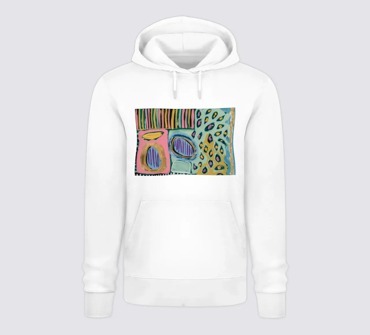 Punto a strisce prismatiche felpa con cappuccio da Sublime Layers