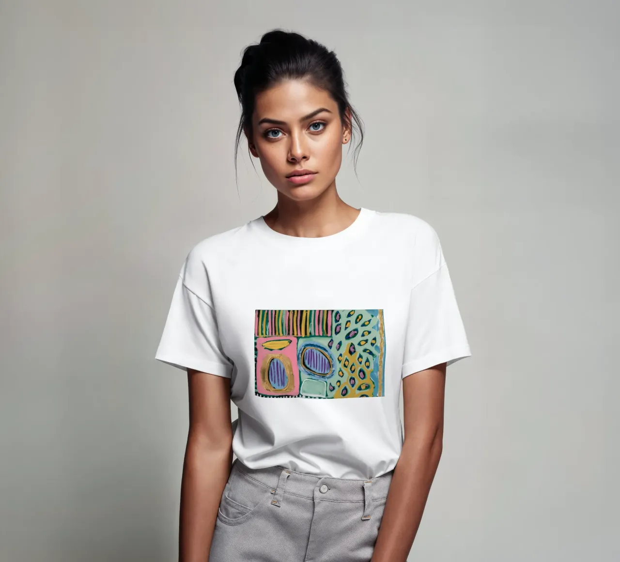 Punto a strisce prismatiche t-shirt da Sublime Layers