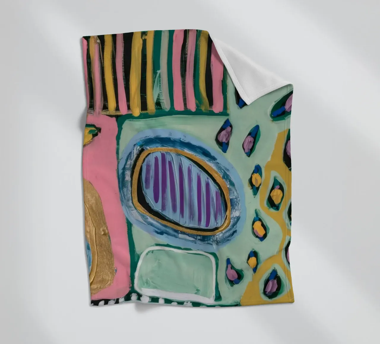 Punto a strisce prismatiche coperta in pile da Sublime Layers