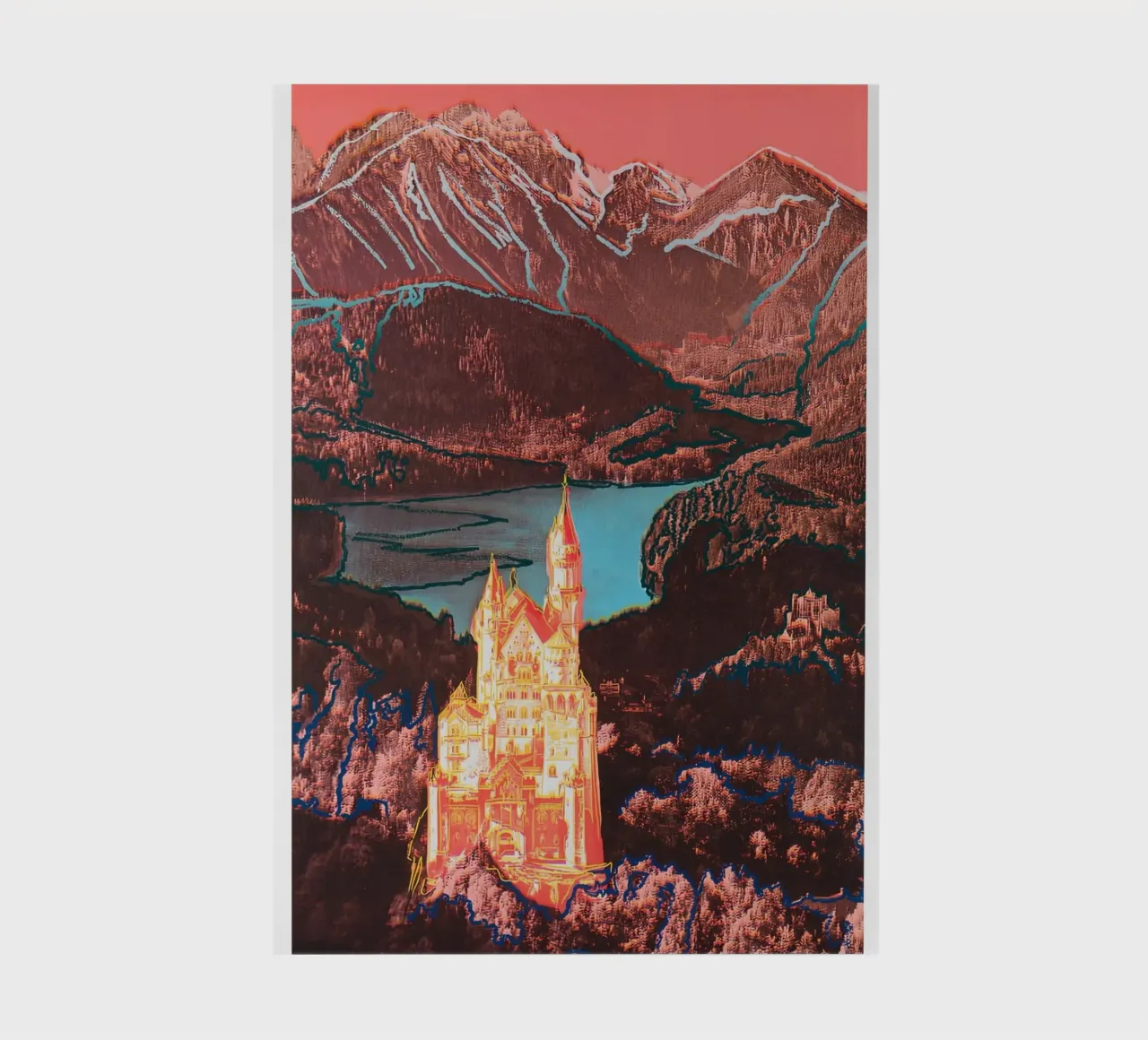 Neuschwanstein by Andy Warhol notebook by tokovictory