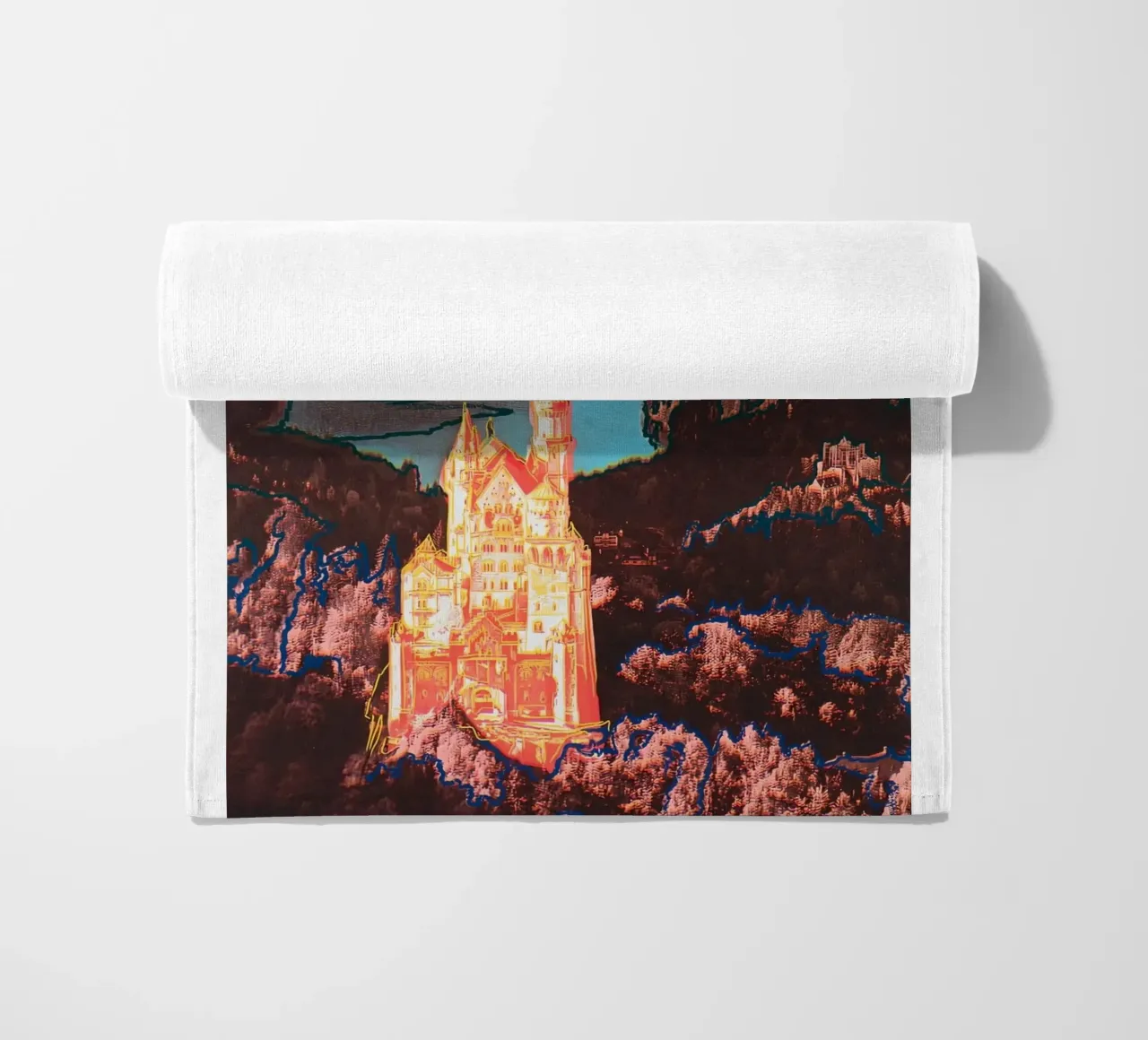 Neuschwanstein di Andy Warhol telo mare da tokovictory