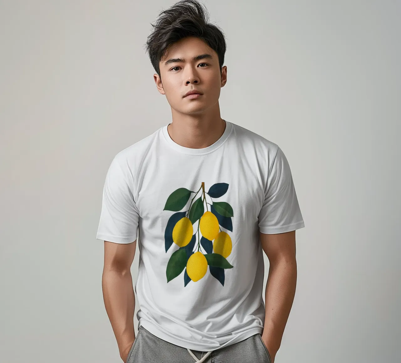 Zitronen an einem Zweig T-Shirt von Curious Canvas