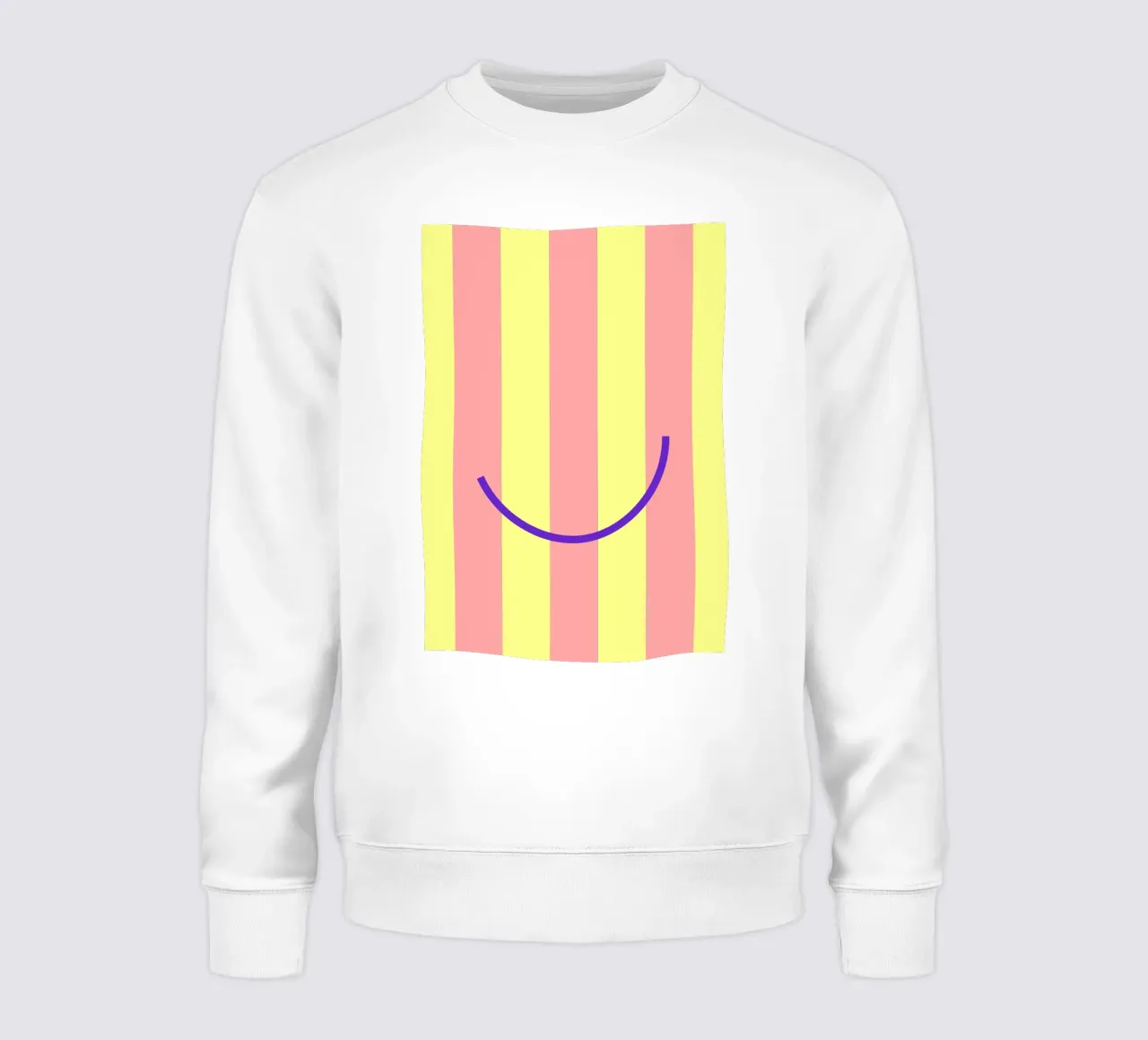 smile. sweatshirt van FRICKE DESIGN