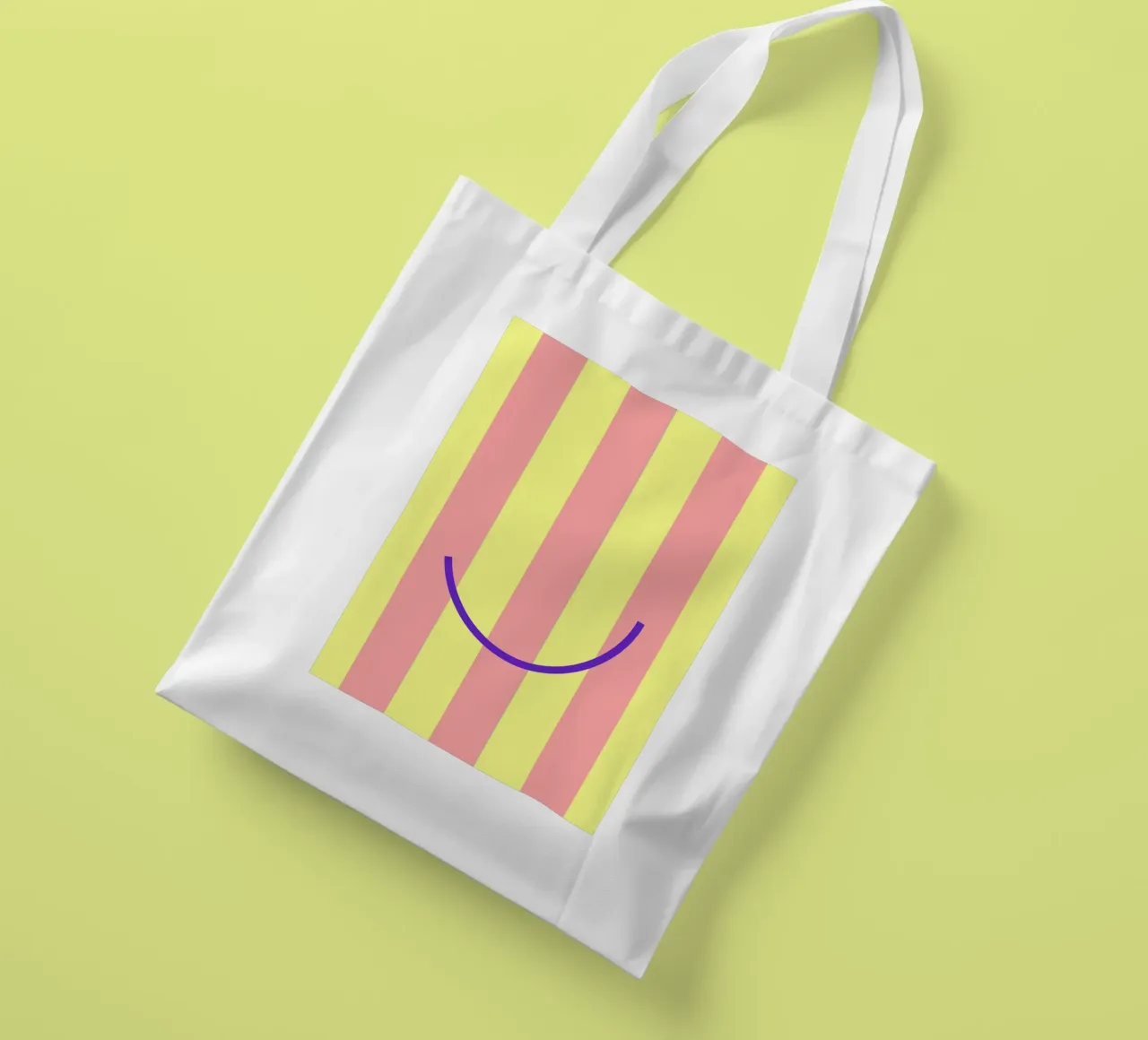 smile. (find even more variations on my profile:) tote bag by FRICKE DESIGN