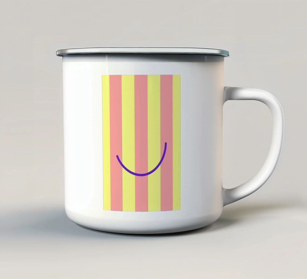 smile. tazza in smalto da FRICKE DESIGN