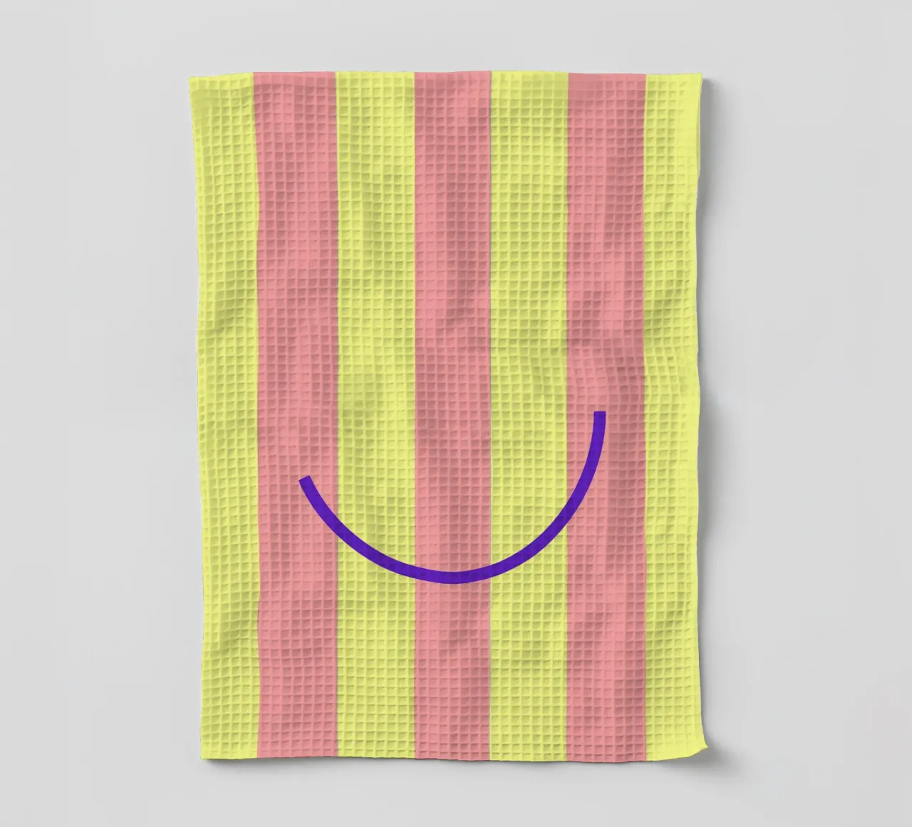 smile. (find even more variations on my profile:) tea towel by FRICKE DESIGN