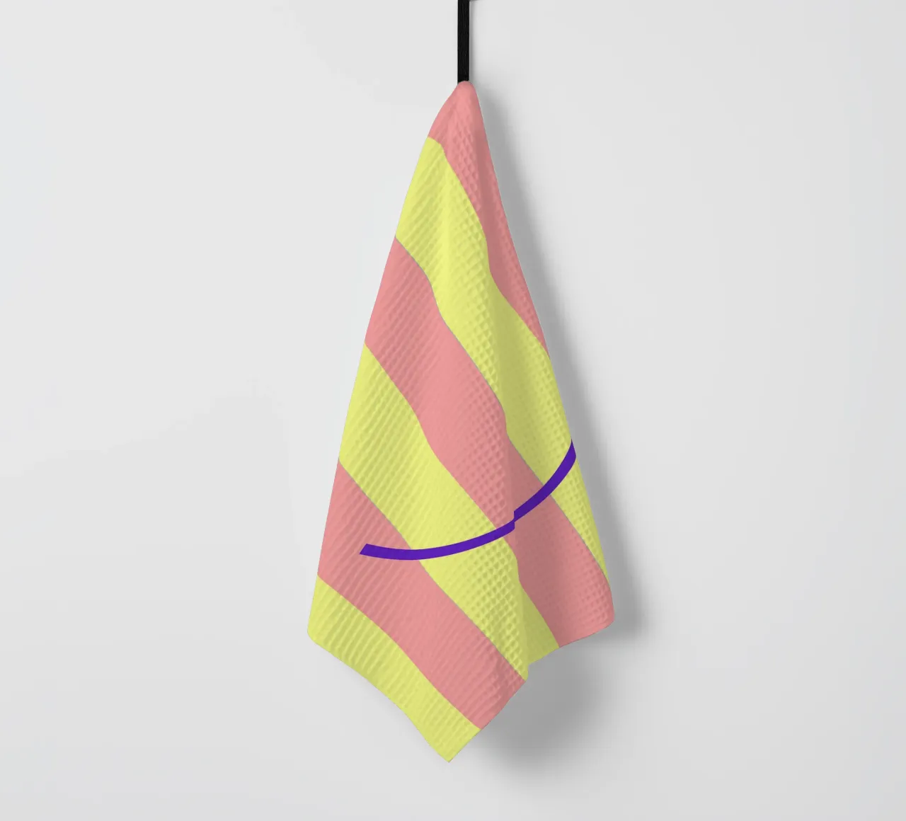 smile. (find even more variations on my profile:) tea towel by FRICKE DESIGN