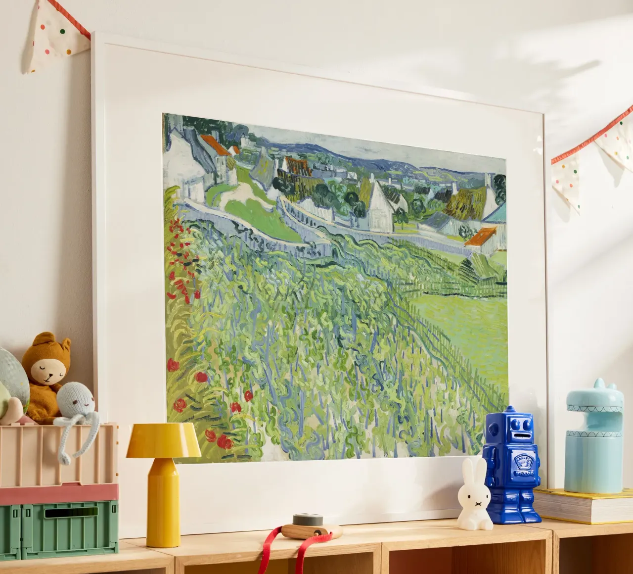 Vincent van Gogh's Vineyards at Auvers (1890) poster by Van Gogh Prints