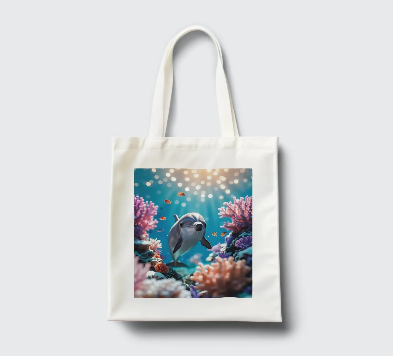 🪸🐬 Vaso Delfín | Alegría entre las olas (1) tote bag de Trinkets NL Design Studio