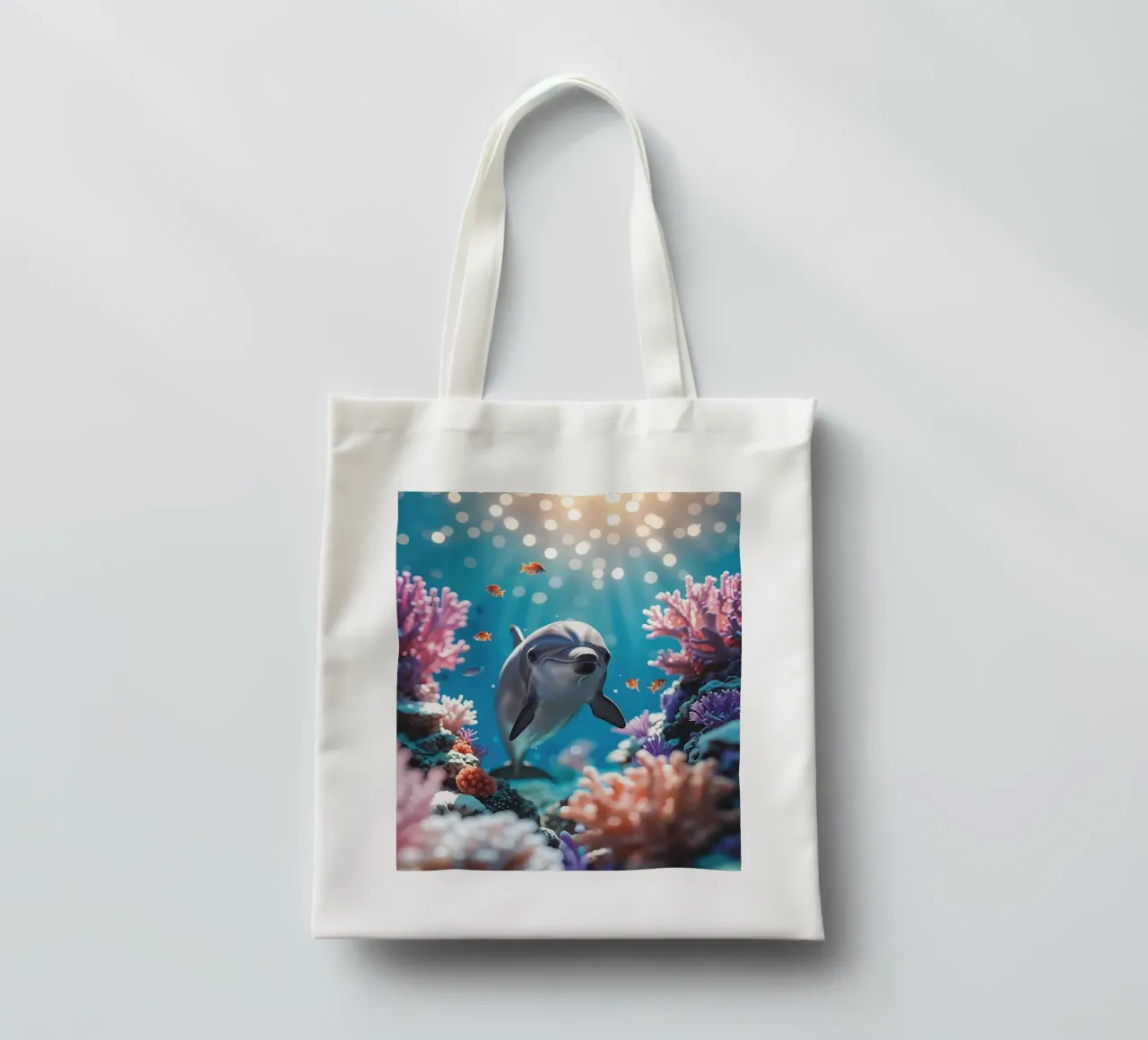 🪸🐬 Vaso Delfín | Alegría entre las olas (1) tote bag de Trinkets NL Design Studio