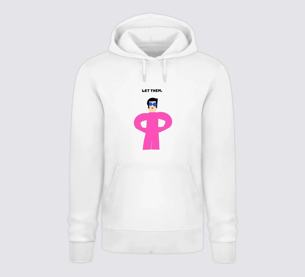 let them. felpa con cappuccio da FRICKE DESIGN