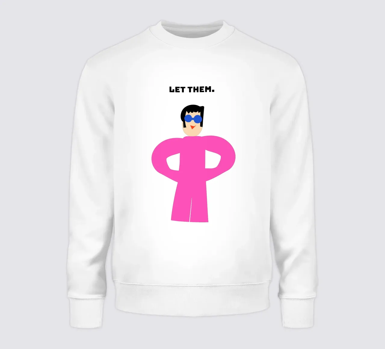 let them. felpa da FRICKE DESIGN