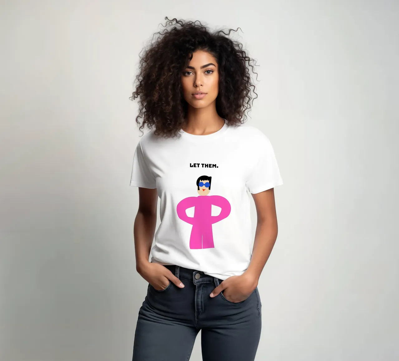 let them. t-shirt da FRICKE DESIGN