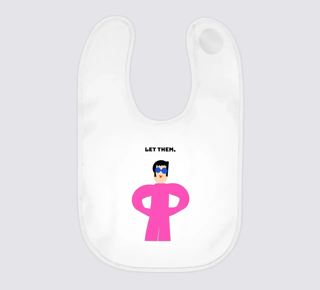 let them. bavaglino da FRICKE DESIGN