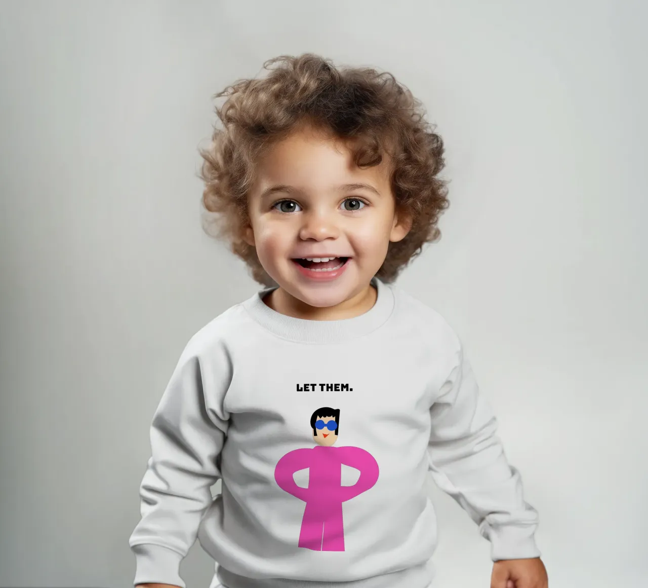 let them. felpa neonato da FRICKE DESIGN