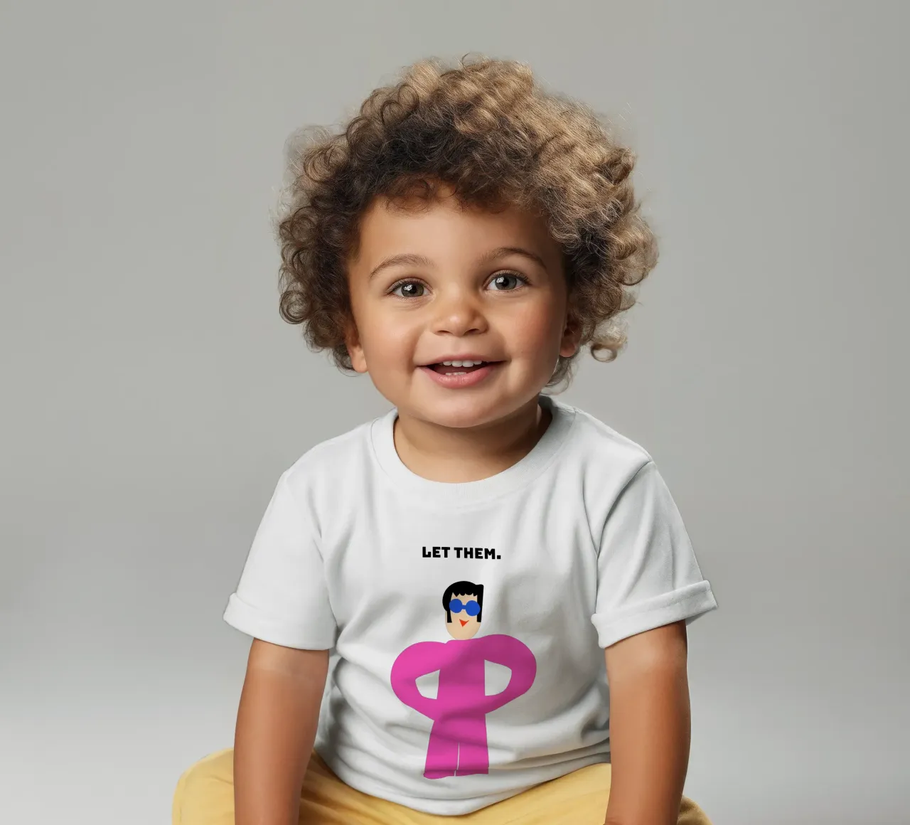 let them. maglietta neonato da FRICKE DESIGN