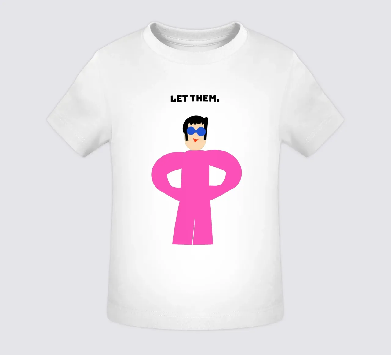 let them. maglietta neonato da FRICKE DESIGN