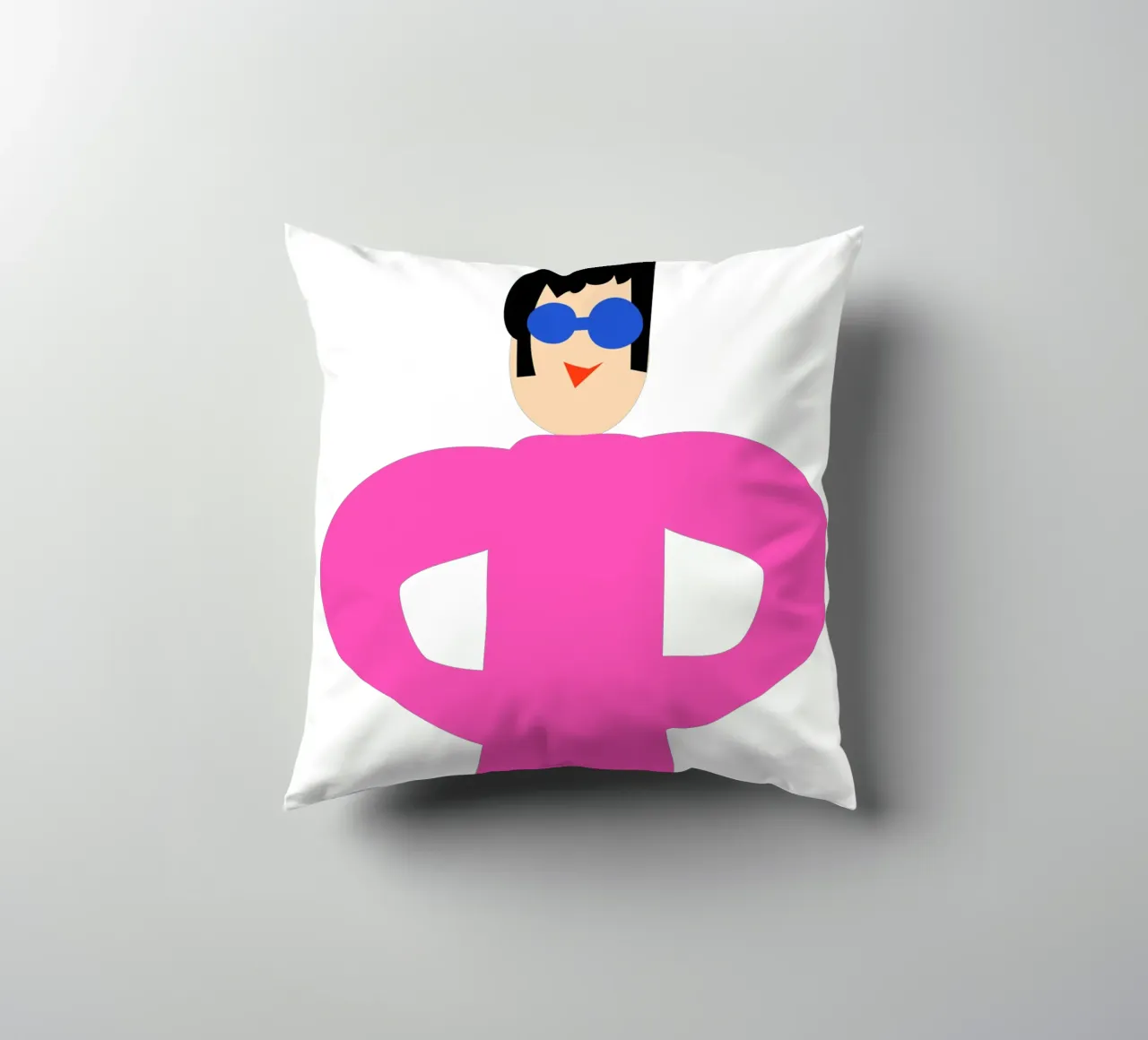 let them. cuscino da FRICKE DESIGN