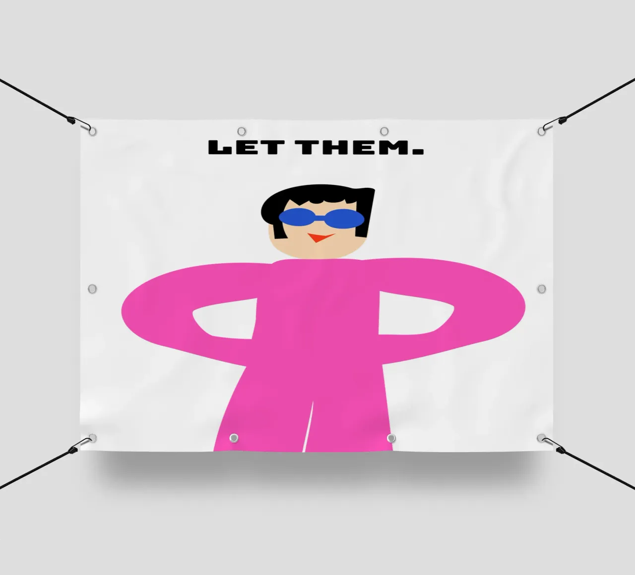let them. telo in pvc da FRICKE DESIGN
