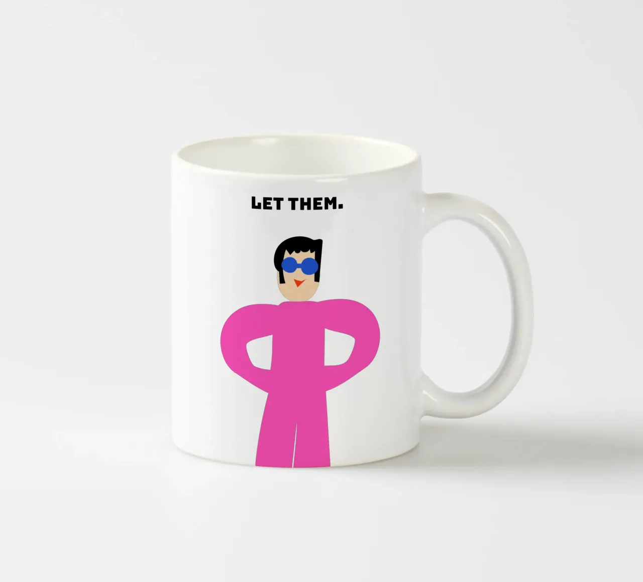 let them. tazza in ceramica da FRICKE DESIGN