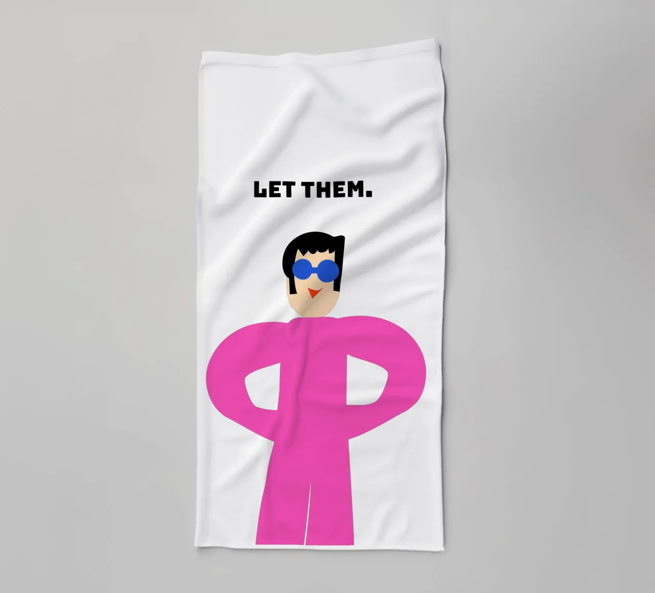 let them. asciugamano da bagno da FRICKE DESIGN