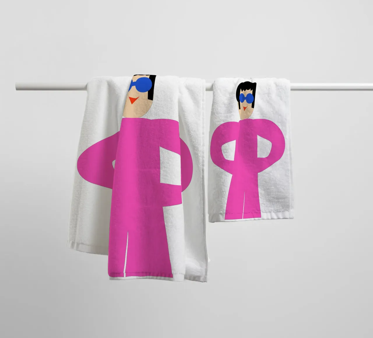 let them. asciugamano da bagno da FRICKE DESIGN
