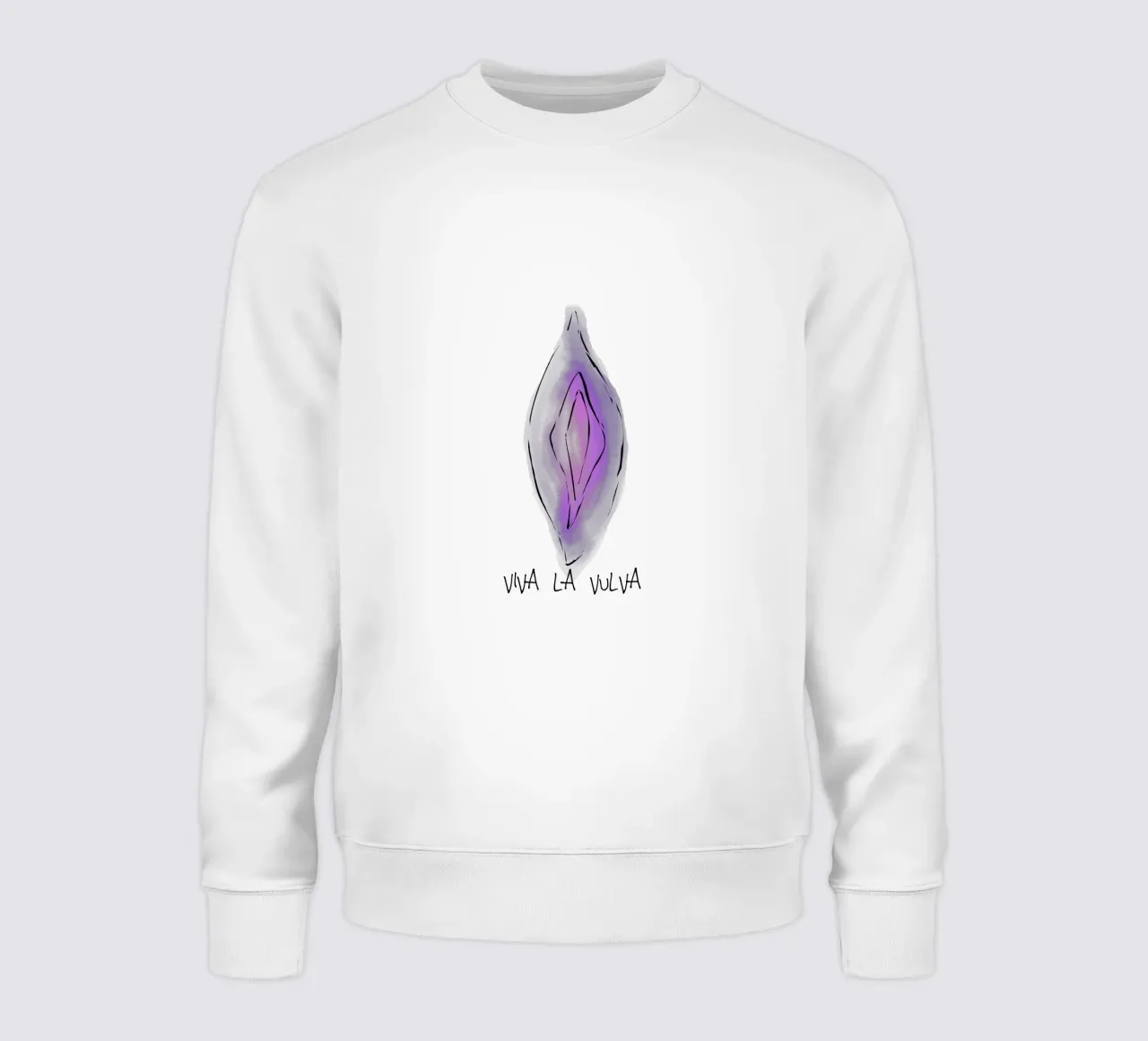 VIVA LA VULVA. felpa da FRICKE DESIGN