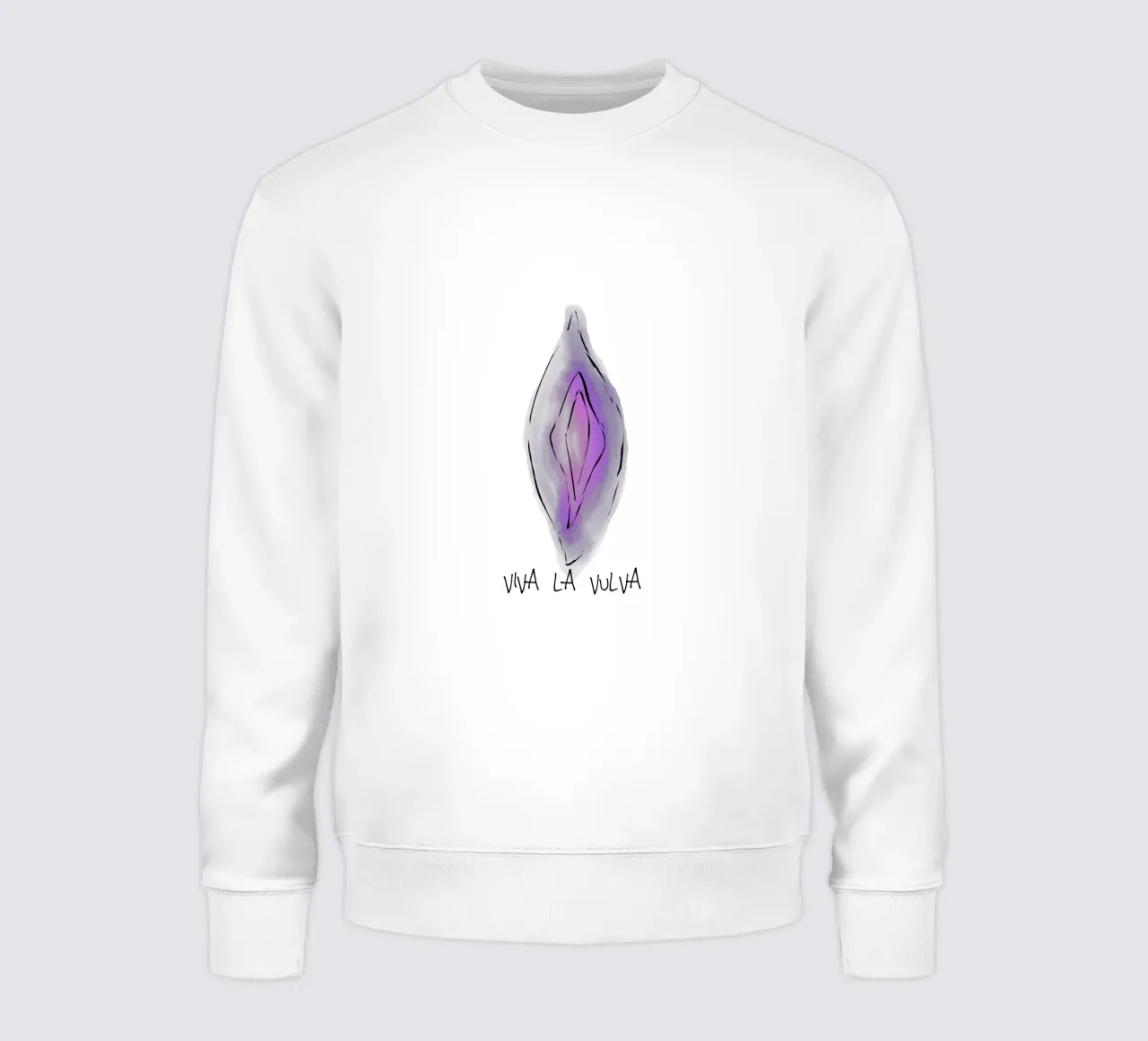VIVA LA VULVA. Sweatshirt von FRICKE DESIGN