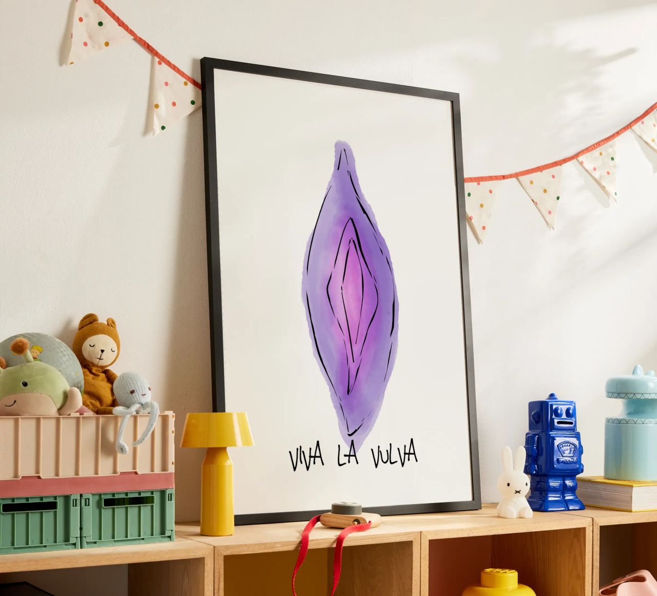 VIVA LA VULVA. poster da FRICKE DESIGN