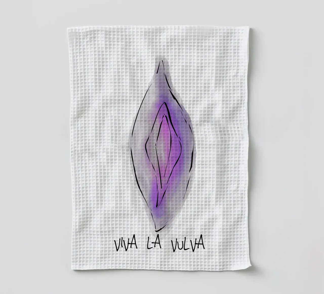 VIVA LA VULVA. canovaccio da cucina da FRICKE DESIGN