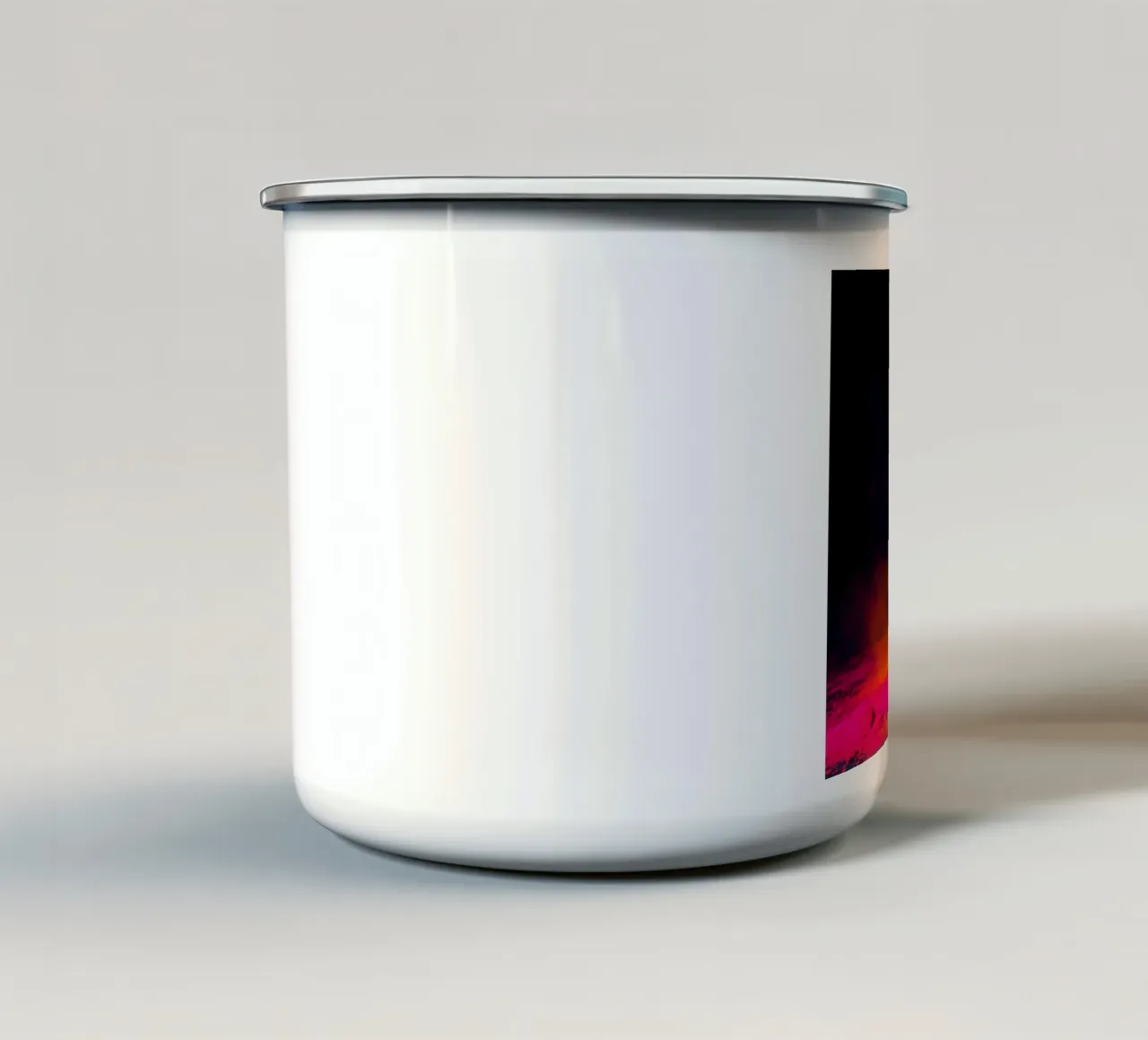 The colorful Bernese Mountain Dog #159 enamel mug by Yumis.Beargang.and.Me