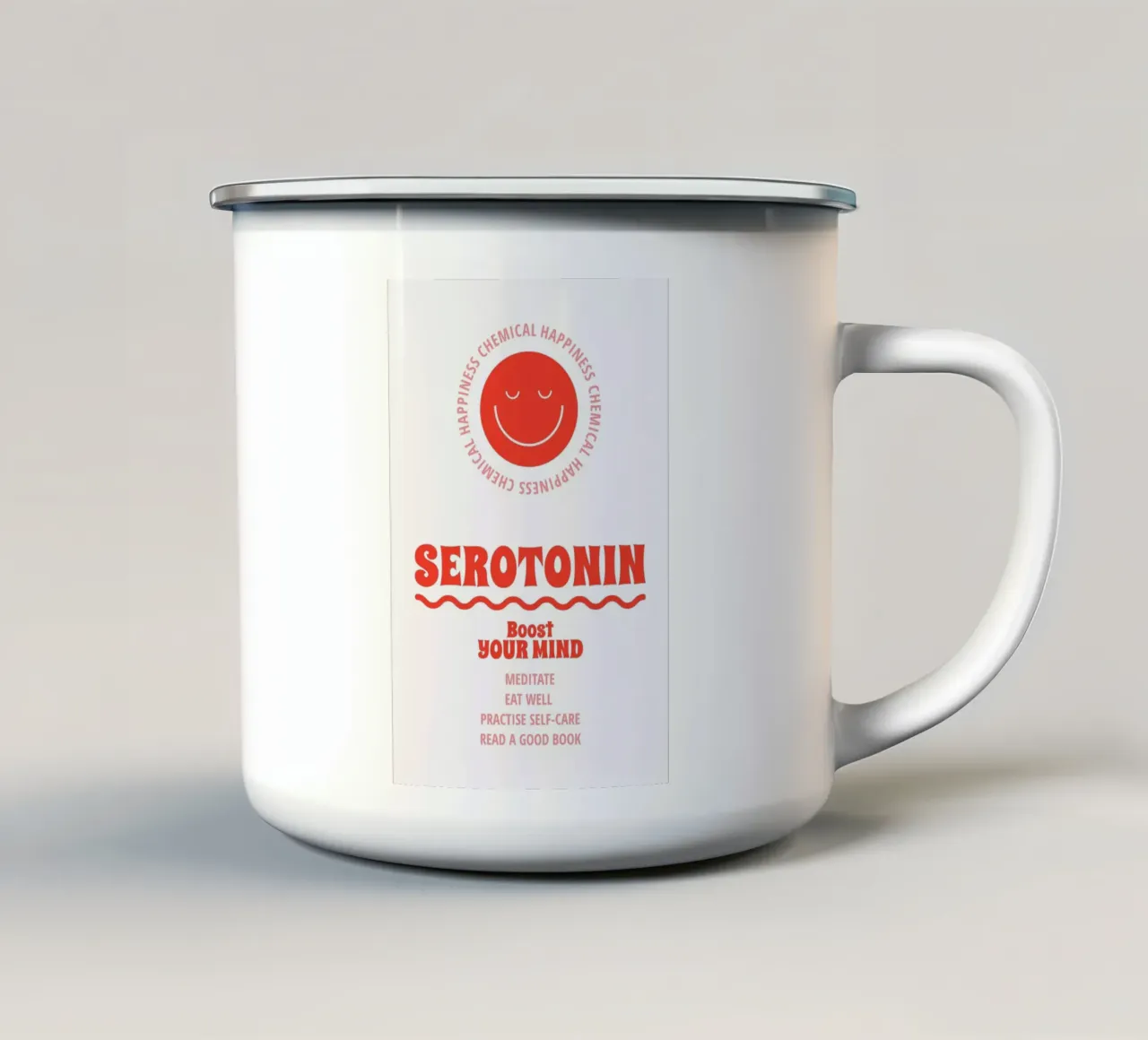 Serotonin tazza in smalto da Studio One