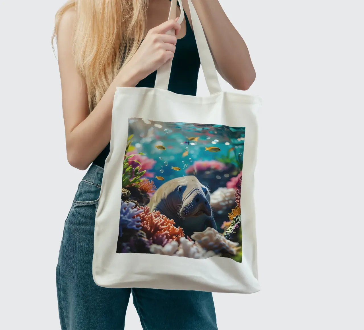 Lamantine | Colazione subacquea borsa in juta da Trinkets NL Design Studio