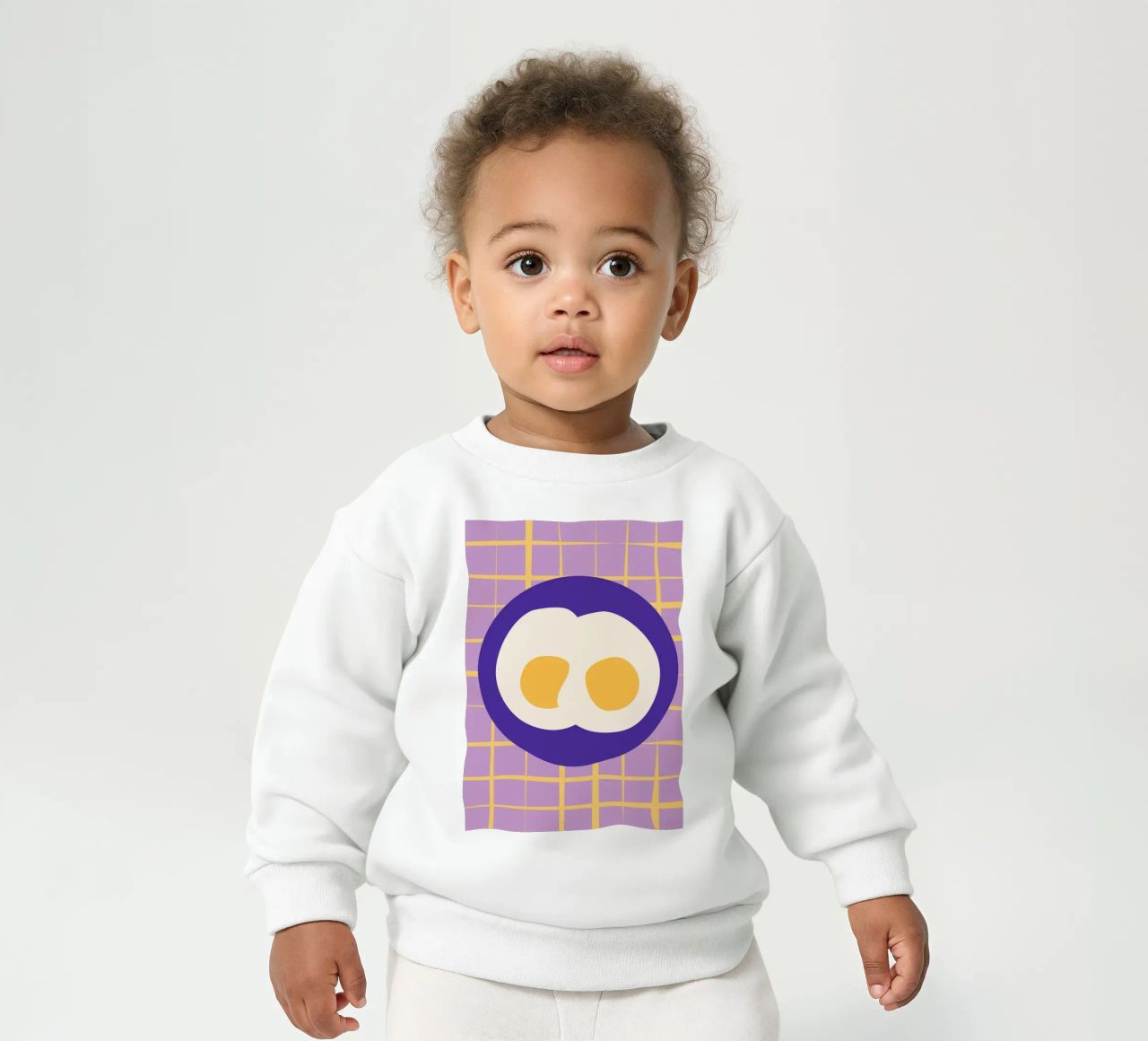 Eier. Baby Sweatshirt von FRICKE DESIGN