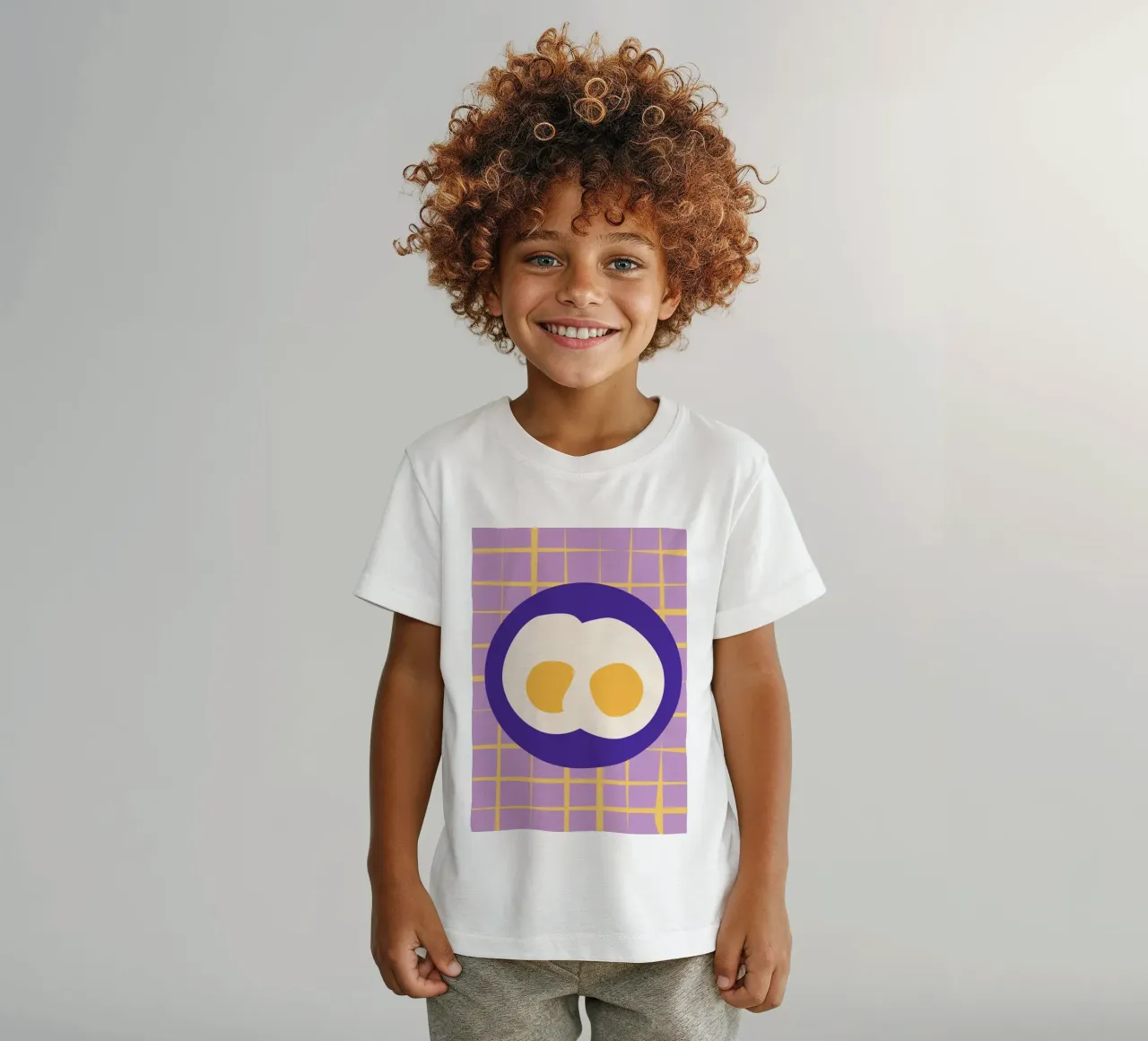 Eggs. t-shirt bambini da FRICKE DESIGN