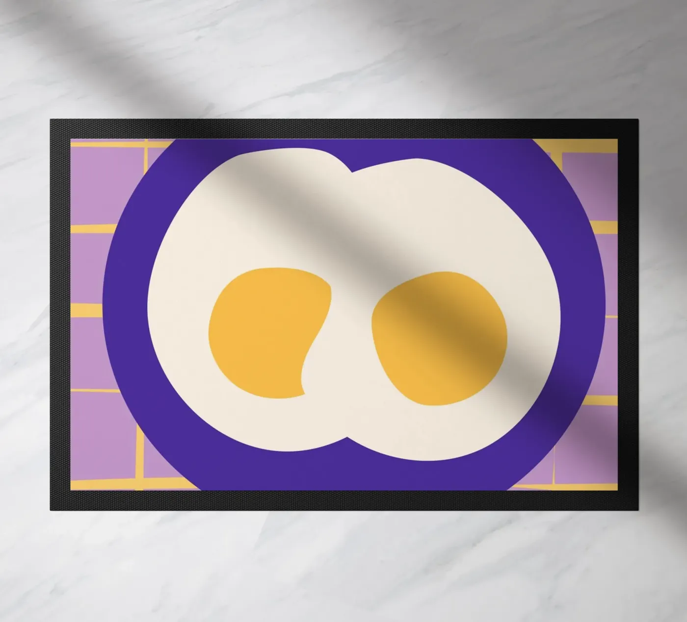 Spiegeleier Fußmatte von FRICKE DESIGN