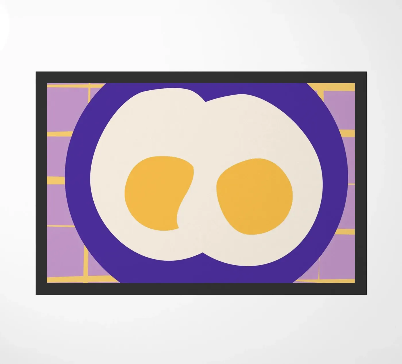 Spiegeleier Fußmatte von FRICKE DESIGN