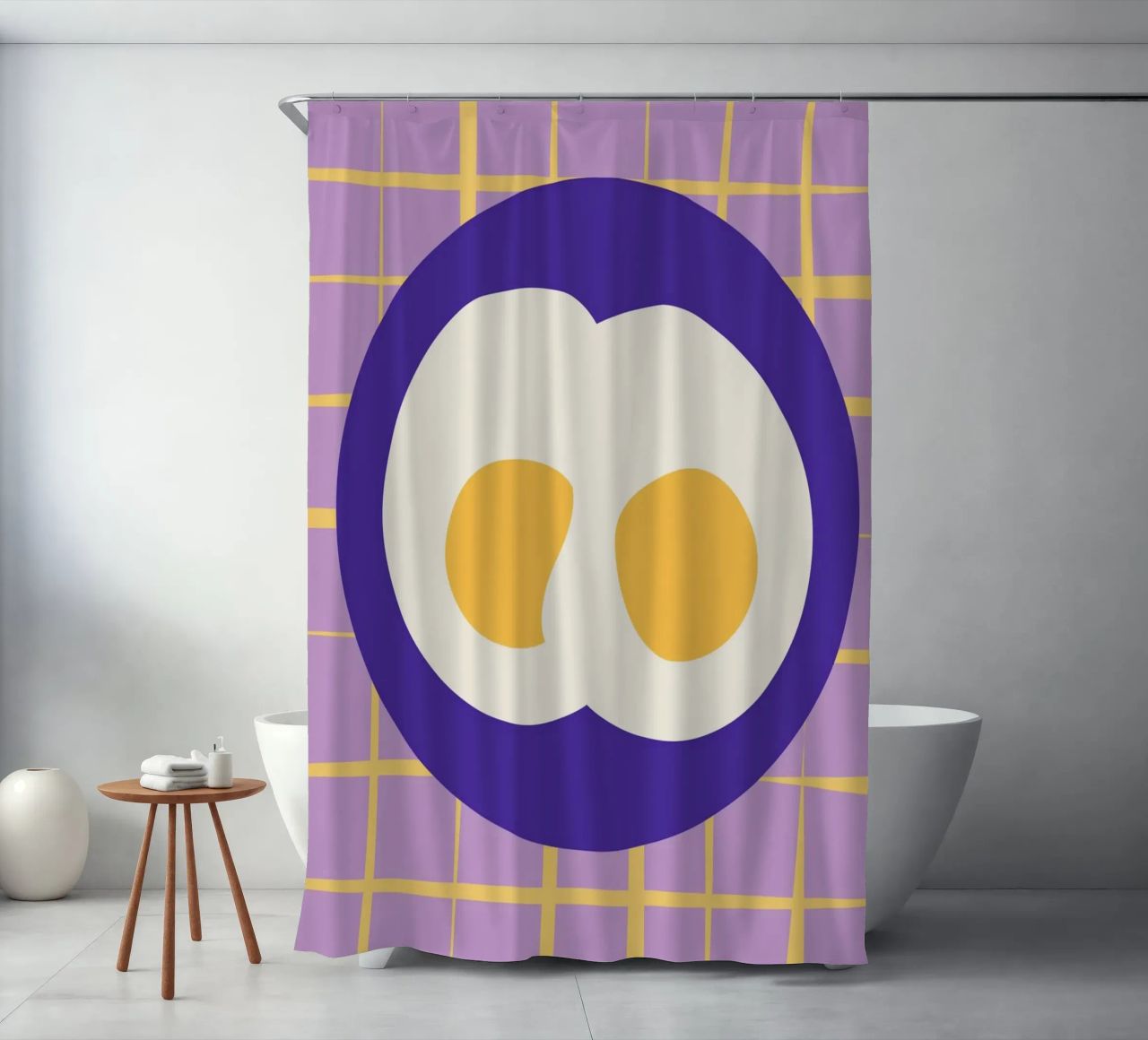 Eier. Duschvorhang von FRICKE DESIGN