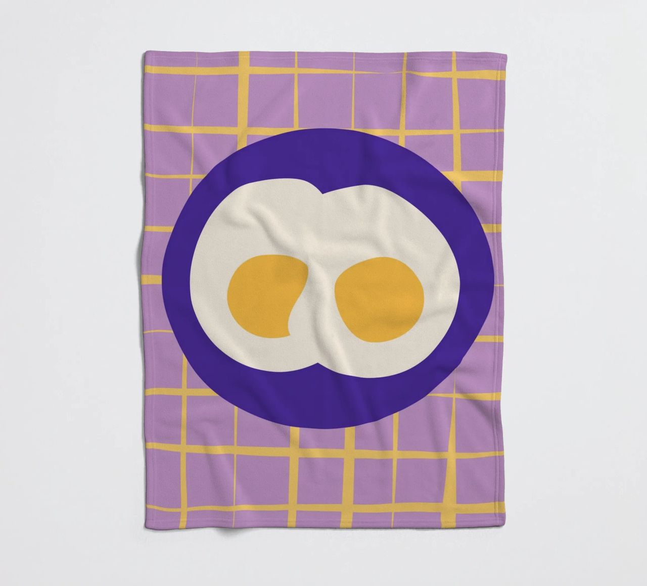 Eier. Fleecedecke von FRICKE DESIGN