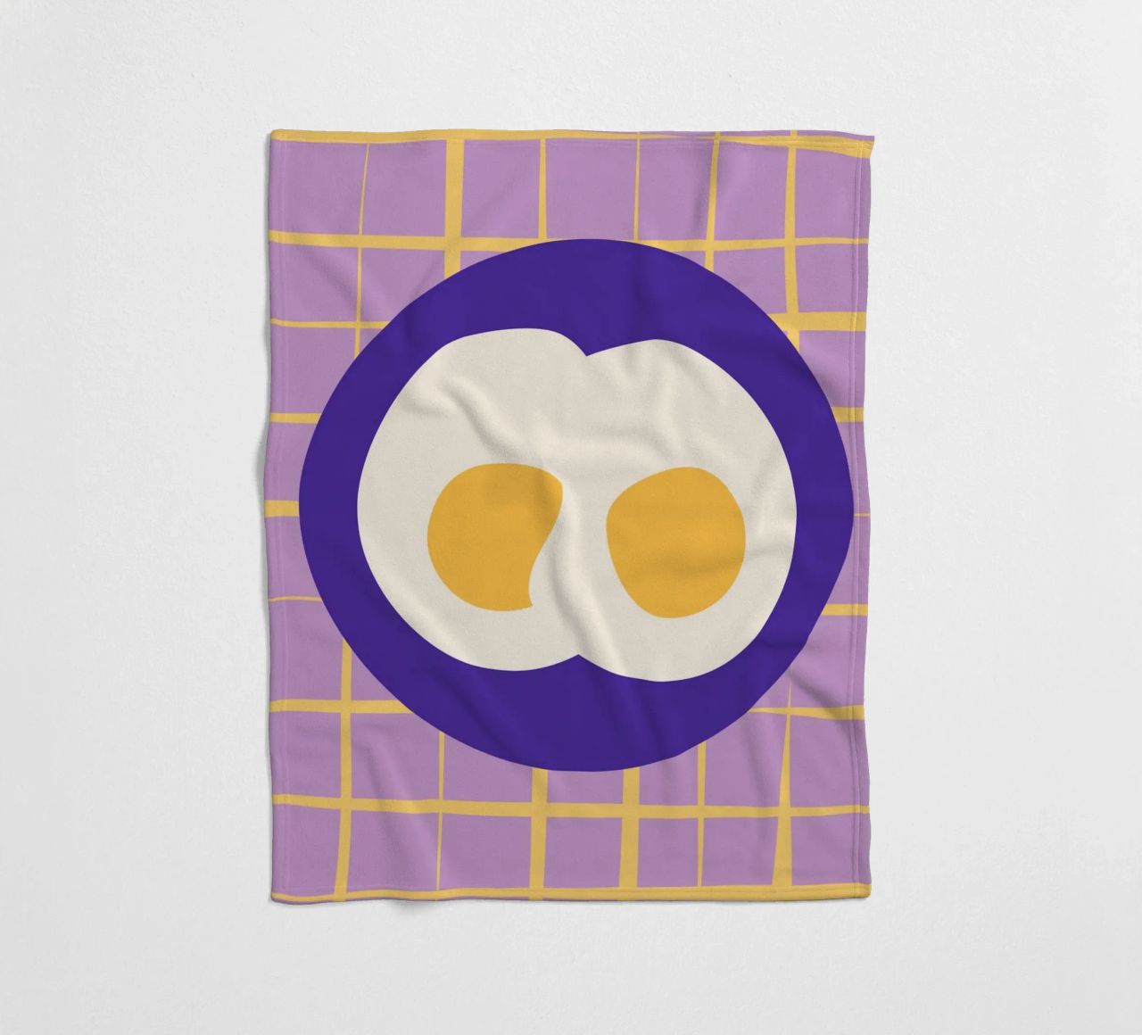 Eier. Fleecedecke von FRICKE DESIGN