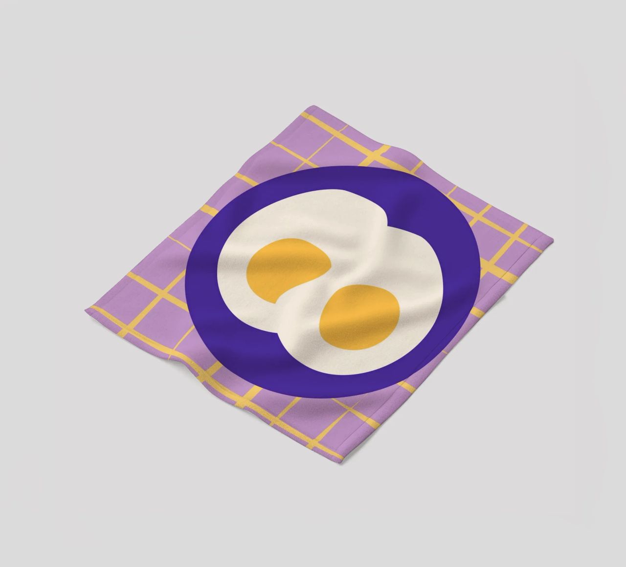 Eier. Fleecedecke von FRICKE DESIGN