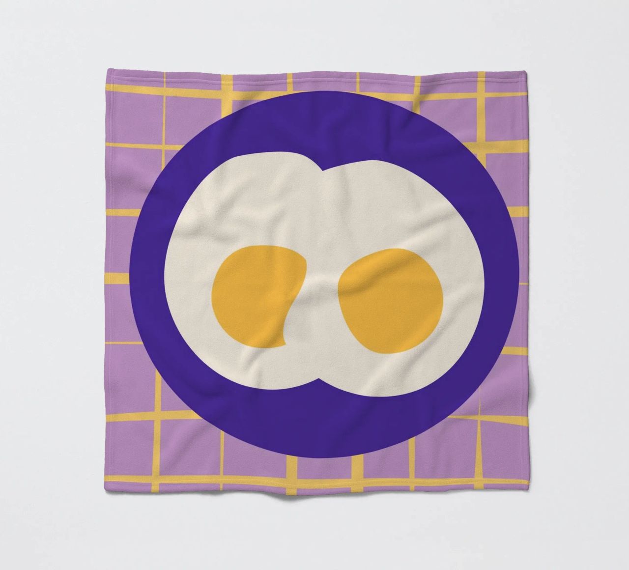 Eier. Fleecedecke von FRICKE DESIGN