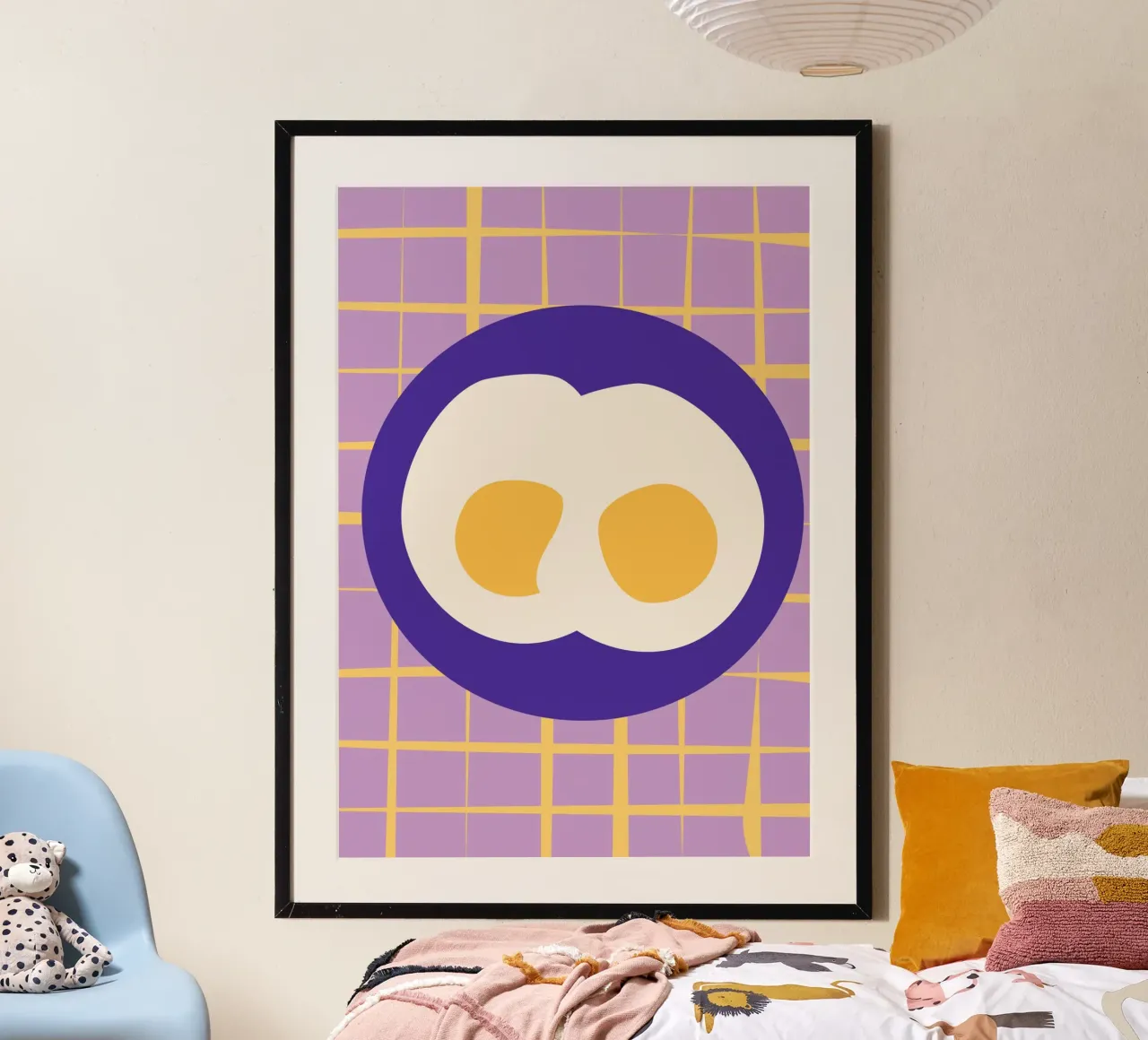 Eggs. poster van FRICKE DESIGN