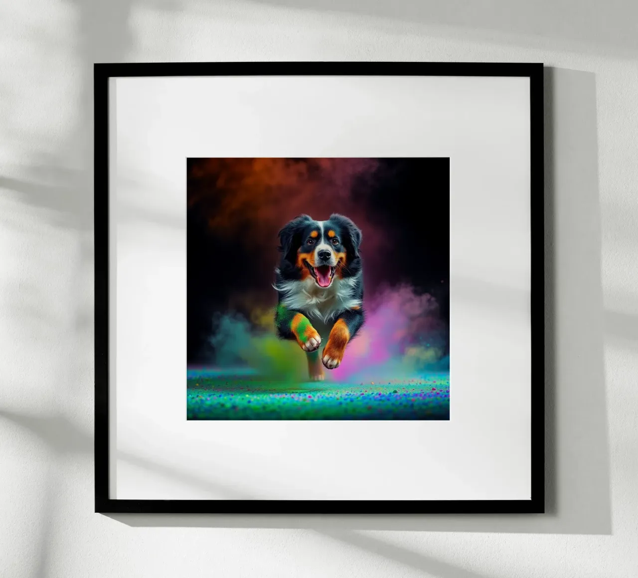 The colorful Bernese Mountain Dog #164 hahnemühle by Yumis.Beargang.and.Me